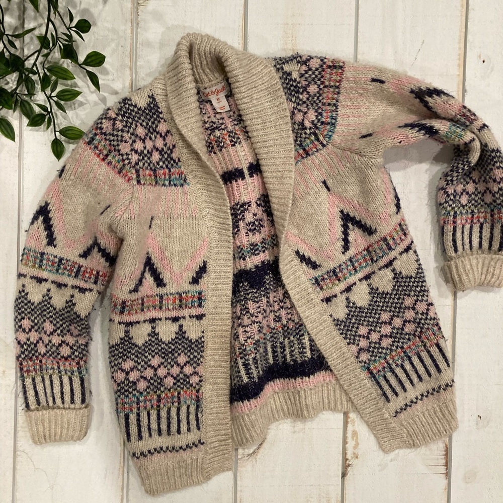 Cat and jack holiday/fall sweater 5t